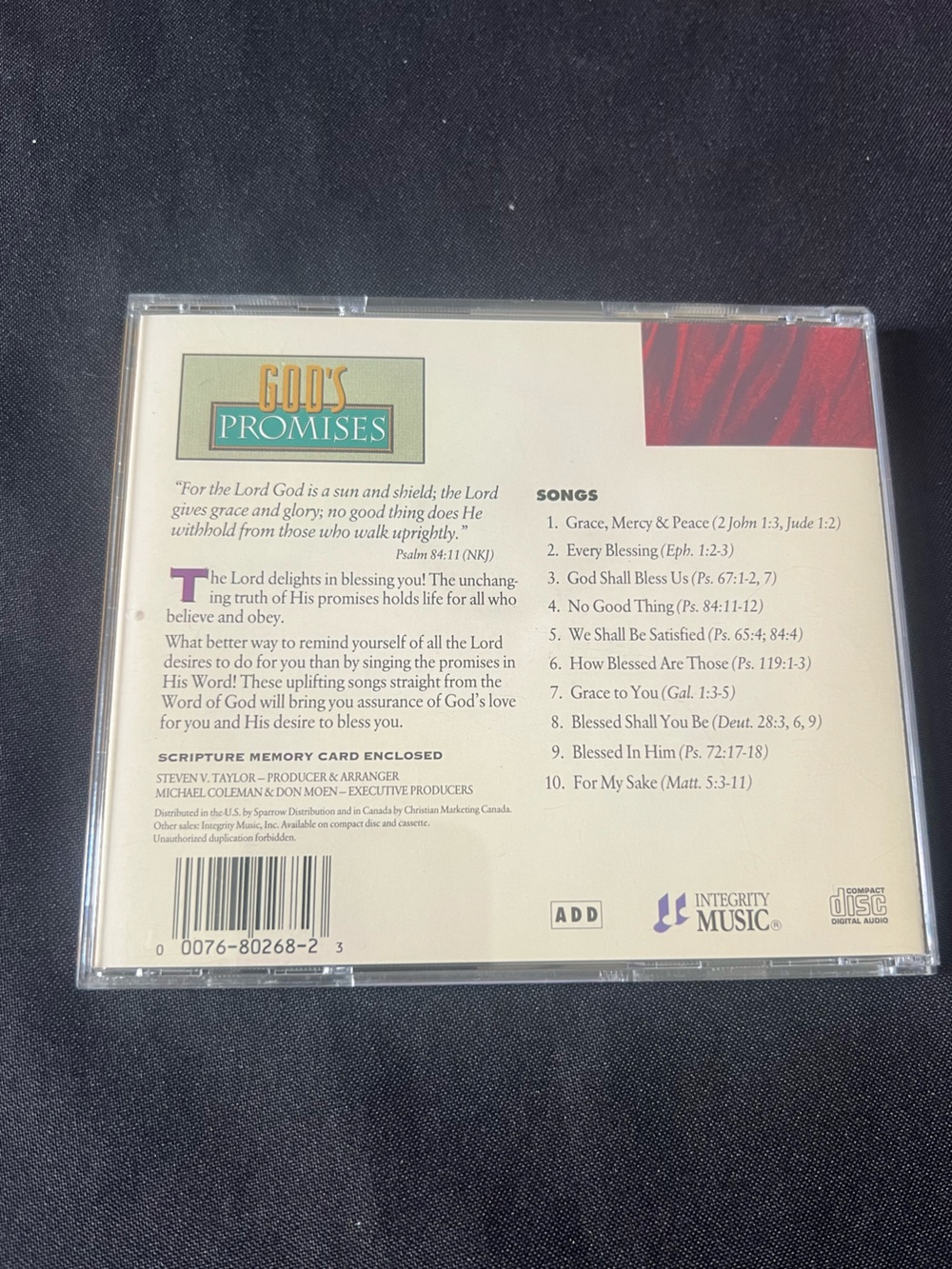 Integrity Music’s Scripture Memory Songs: God's Promises CD - Picture 2 of 2